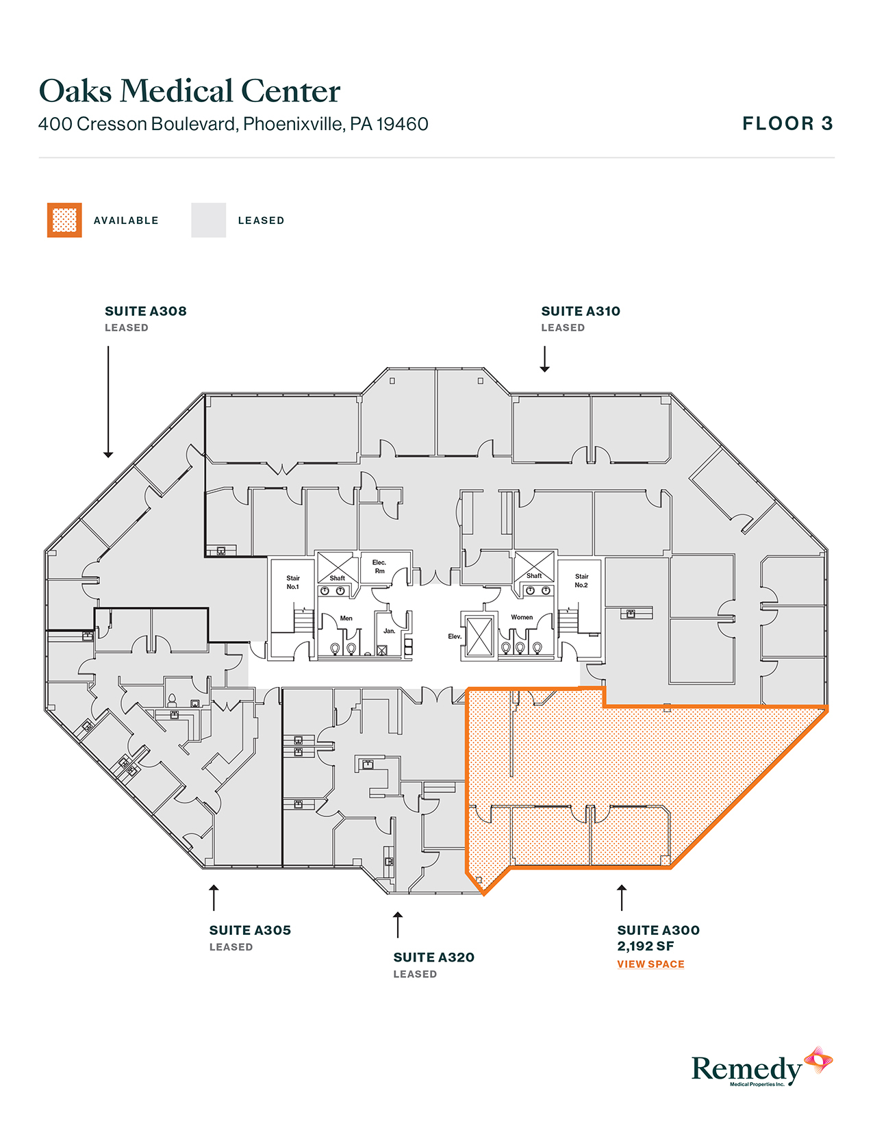 400 Cresson Blvd, Phoenixville, PA en alquiler Plano de la planta- Imagen 1 de 6