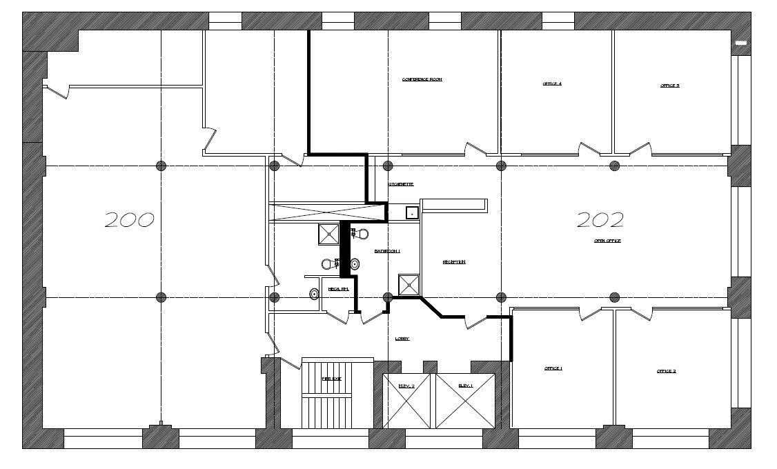 1101 Lucas Ave, Saint Louis, MO en alquiler Plano de la planta- Imagen 1 de 1