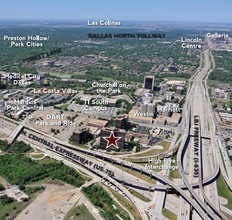 12801 N Central Expy, Dallas, TX - VISTA AÉREA  vista de mapa