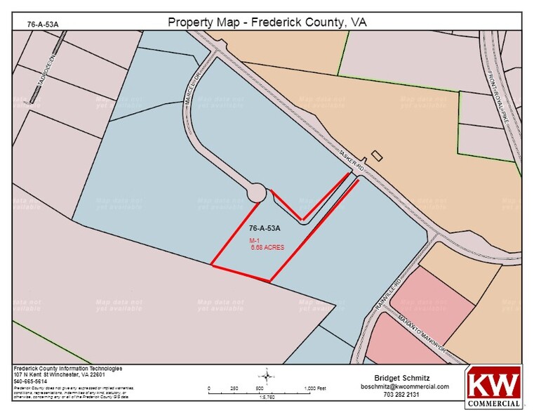 0 Tasker Rd, Winchester, VA en venta - Plano del sitio - Imagen 2 de 2