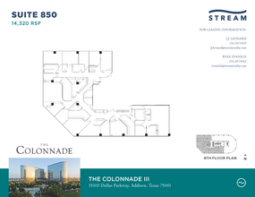 15301 N Dallas Pky, Addison, TX en alquiler Plano de la planta- Imagen 1 de 1