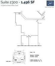 733 Bishop St, Honolulu, HI en alquiler Plano de la planta- Imagen 1 de 1