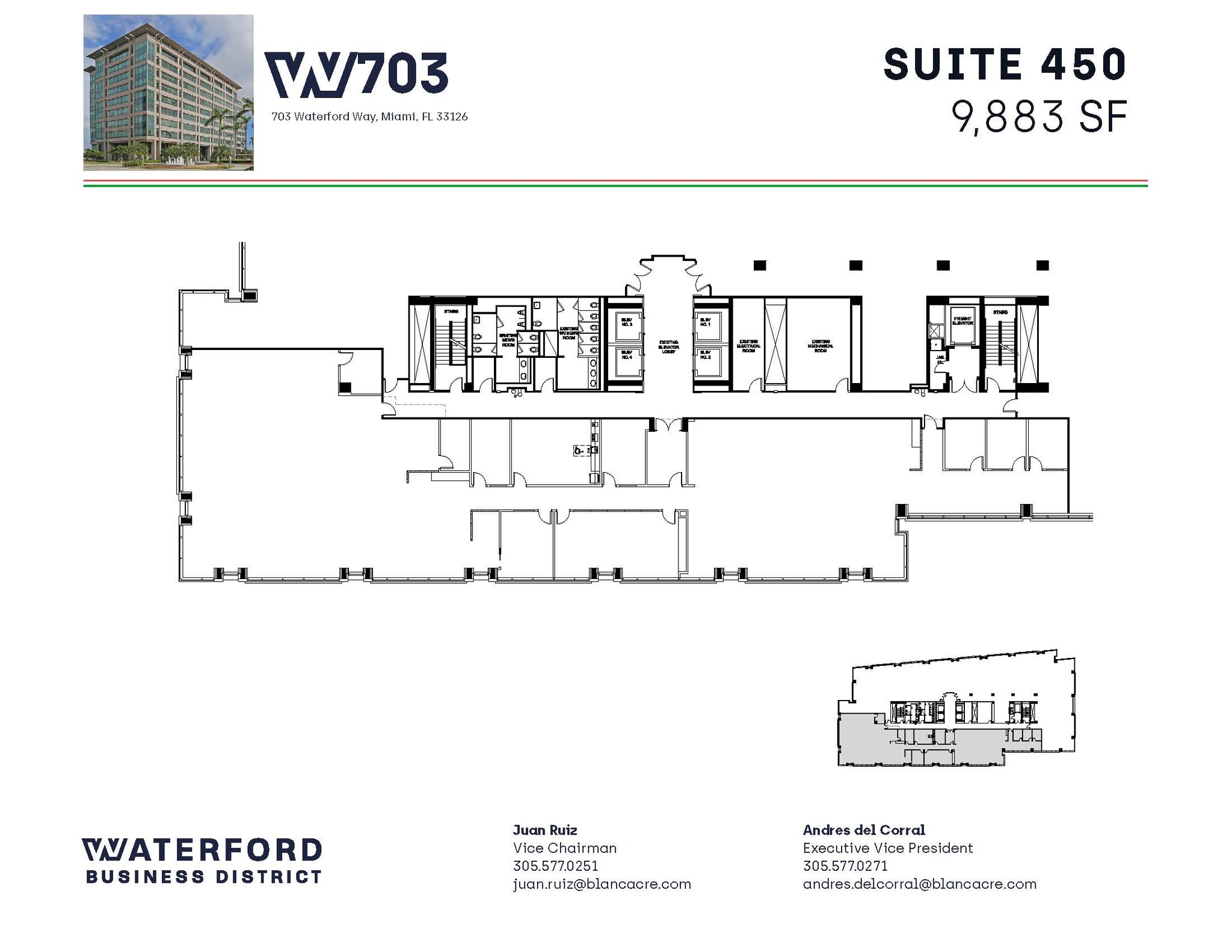 5200 Waterford District Dr, Miami, FL en alquiler Plano de la planta- Imagen 1 de 1