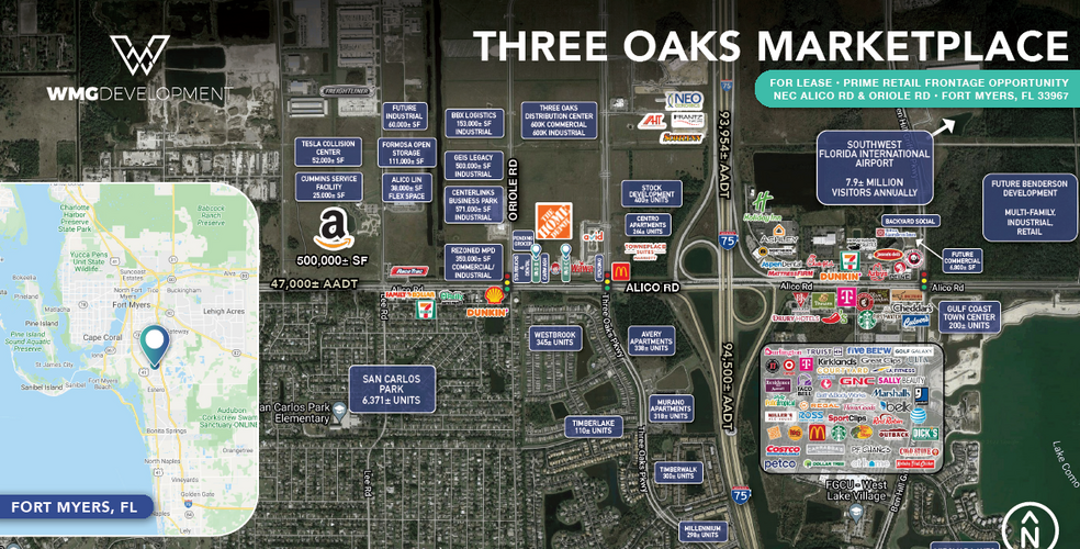 17001 Three Oaks Marketplace Dr, Fort Myers, FL en alquiler - Foto del edificio - Imagen 2 de 3