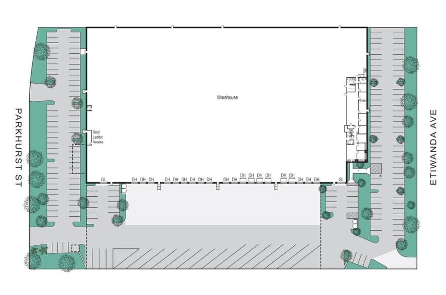 4325 Etiwanda Ave, Jurupa Valley, CA en alquiler - Plano del sitio - Imagen 3 de 5