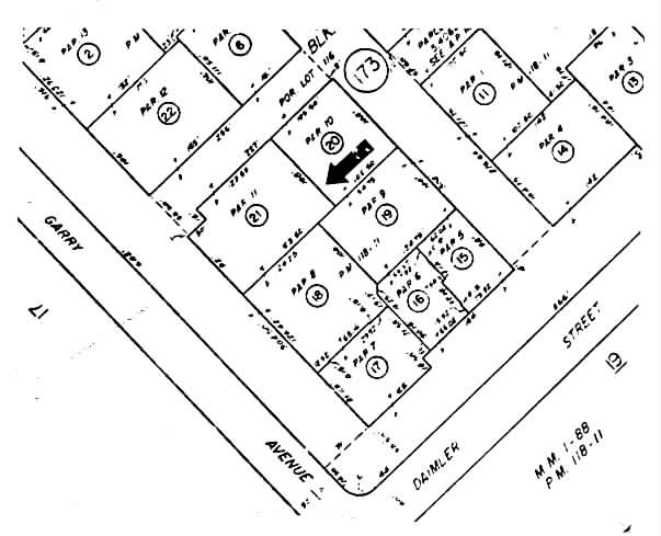 1811 E Garry Ave, Santa Ana, CA en venta - Plano de solar - Imagen 2 de 4