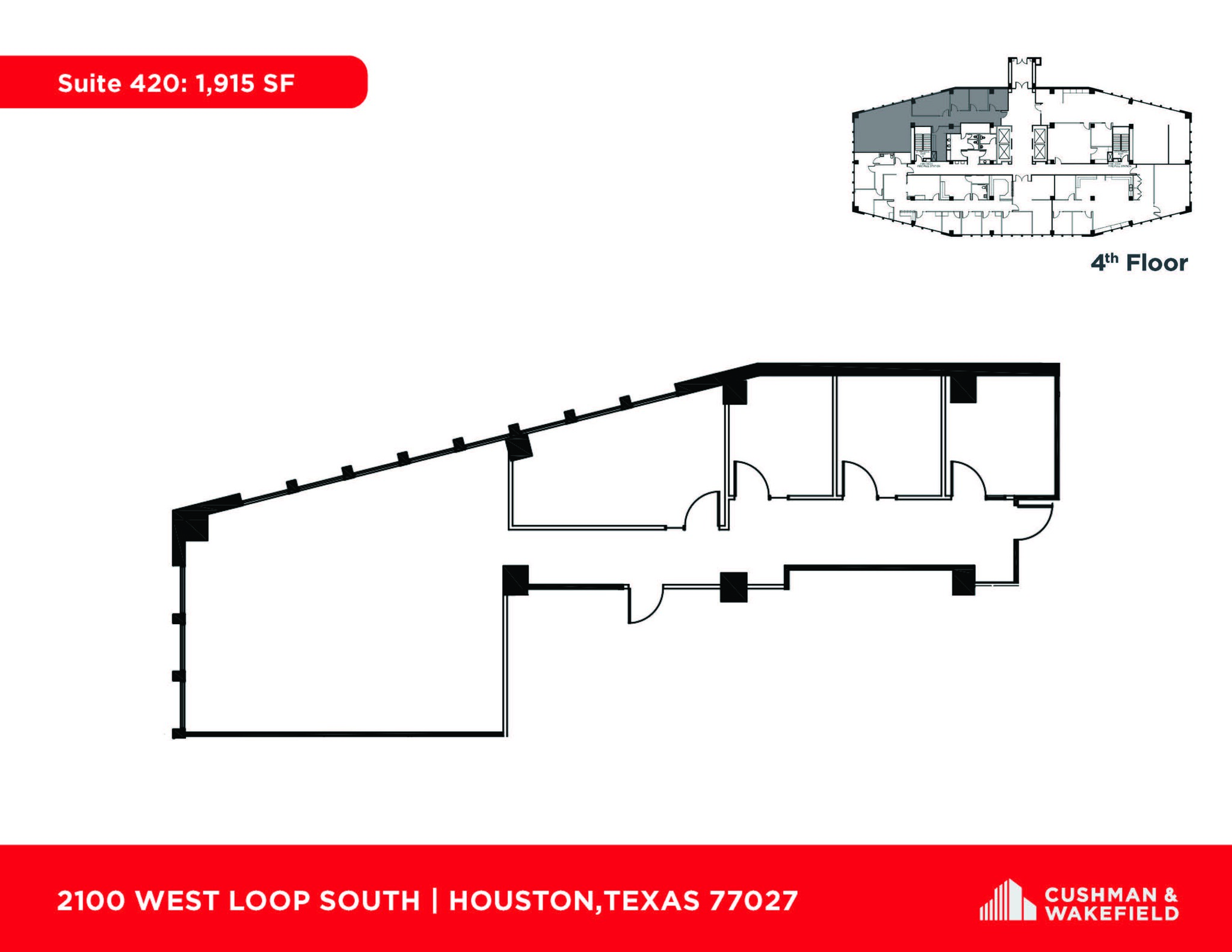 2100 West Loop South, Houston, TX en alquiler Plano de la planta- Imagen 1 de 1