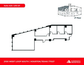 2100 West Loop South, Houston, TX en alquiler Plano de la planta- Imagen 1 de 1