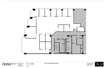 1999 Harrison St, Oakland, CA en alquiler Plano de la planta- Imagen 1 de 1