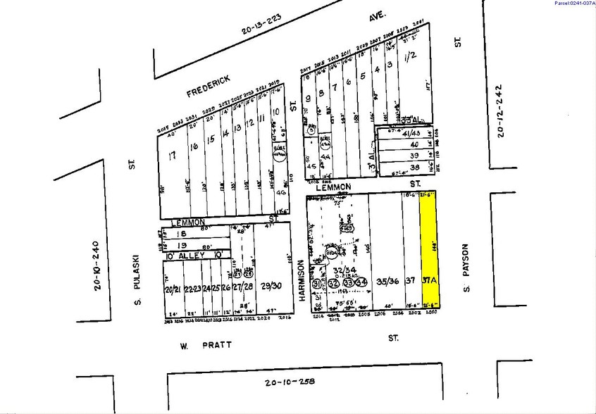 2000 W Pratt St, Baltimore, MD en alquiler - Plano de solar - Imagen 2 de 4