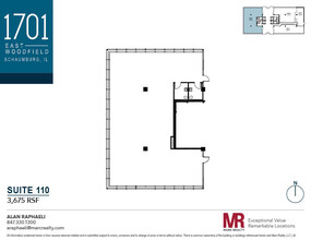 1701 E Woodfield Rd, Schaumburg, IL en alquiler Plano de la planta- Imagen 1 de 4