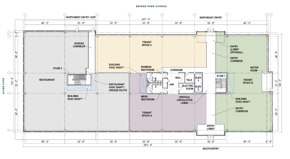 4455 Bridge Park Ave, Dublin, OH en alquiler Plano de la planta- Imagen 1 de 1