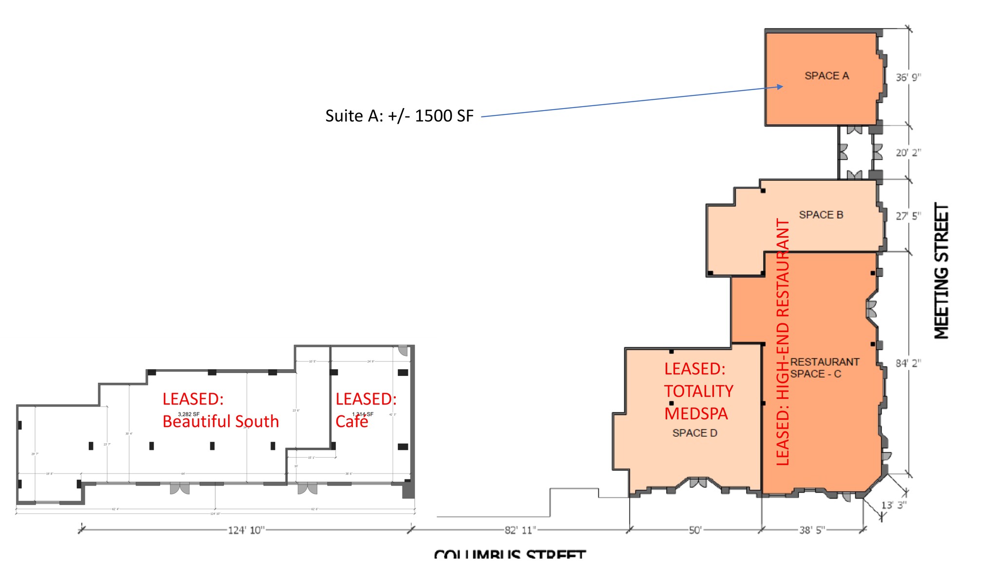 465 Meeting St, Charleston, SC en alquiler Plano del sitio- Imagen 1 de 3