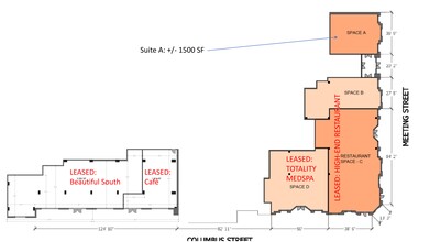 465 Meeting St, Charleston, SC en alquiler Plano del sitio- Imagen 1 de 3