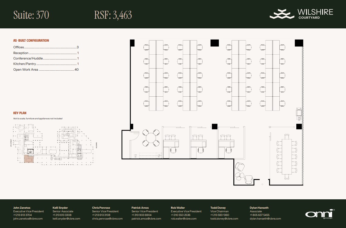 5700 Wilshire Blvd, Los Angeles, CA en alquiler Plano de la planta- Imagen 1 de 1