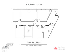 3200 Wilcrest Dr, Houston, TX en alquiler Plano de la planta- Imagen 1 de 1