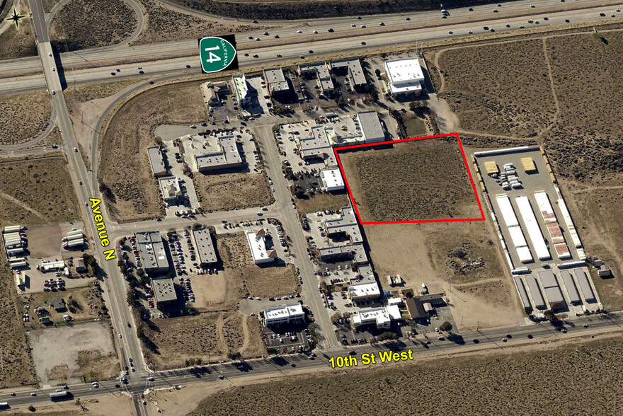 Ave M-12 near 12th West st, Palmdale, CA en venta - Vista aérea - Imagen 1 de 2