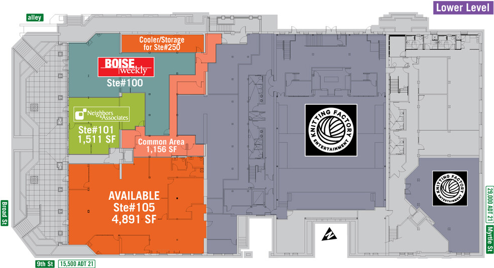 855 W Broad St, Boise, ID en alquiler - Plano de la planta - Imagen 3 de 10