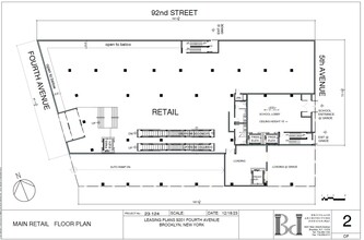 9201 4th Ave, Brooklyn, NY en venta Plano de la planta- Imagen 1 de 1