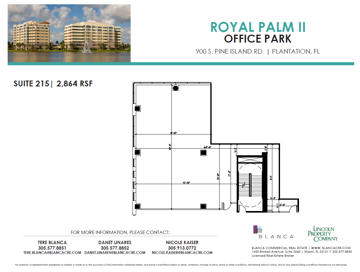 1000 S Pine Island Rd, Plantation, FL en alquiler Plano de la planta- Imagen 1 de 1