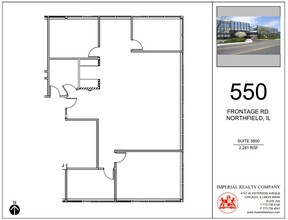 540-550 W Frontage Rd, Northfield, IL en alquiler Plano de la planta- Imagen 1 de 2