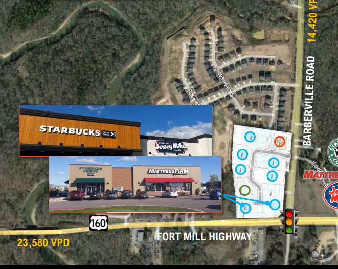 9831 Barberville Rd, Indian Land, SC en venta - Plano del sitio - Imagen 1 de 2