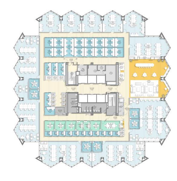 333 W San Carlos St, San Jose, CA en alquiler Plano de la planta- Imagen 1 de 9