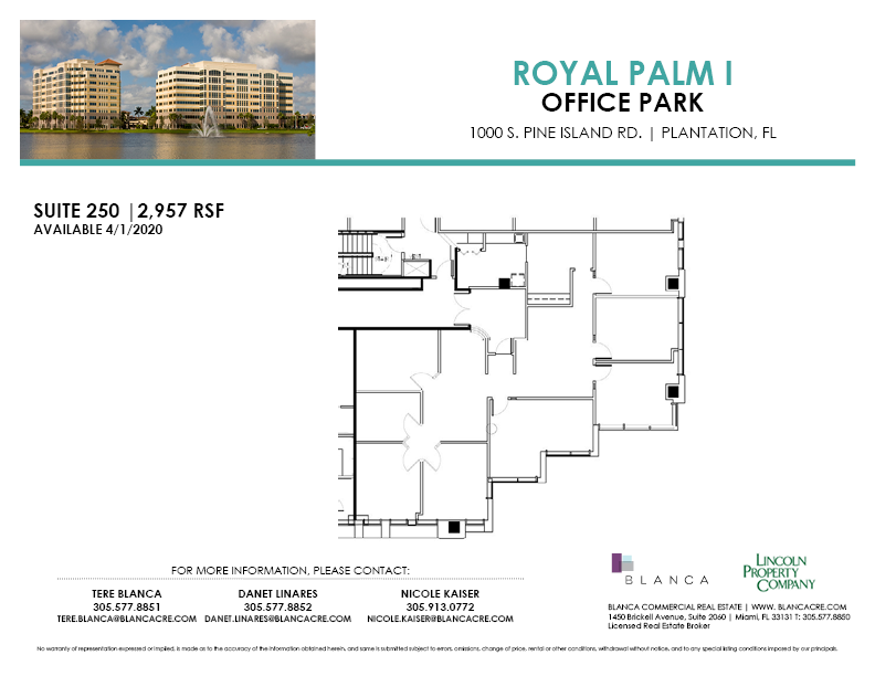 1000 S Pine Island Rd, Plantation, FL en alquiler Plano de la planta- Imagen 1 de 1