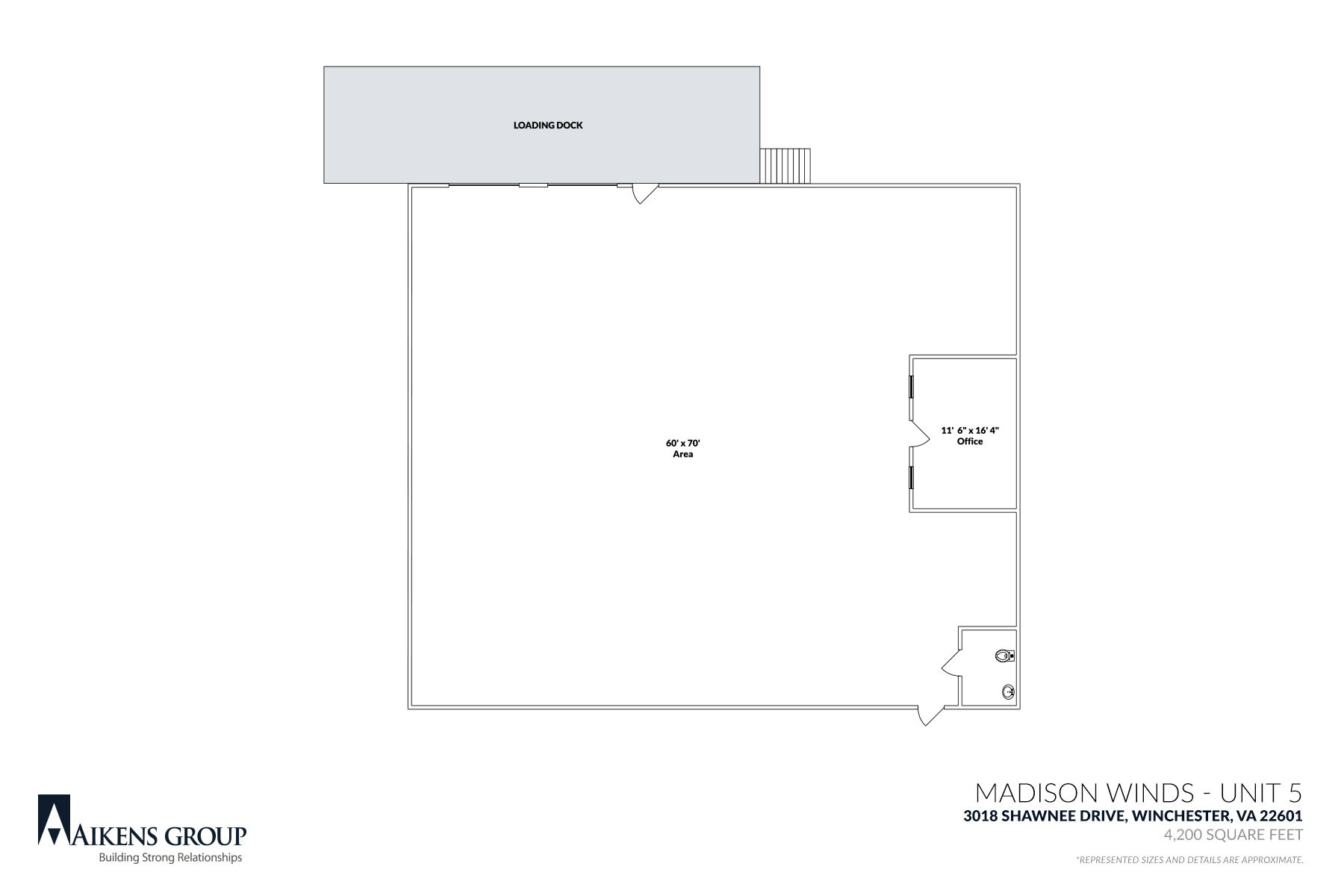 3018 Shawnee Dr, Winchester, VA en alquiler Plano de la planta- Imagen 1 de 1