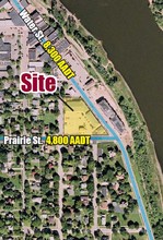 421-431 Water St, Prairie Du Sac, WI - vista aérea  vista de mapa