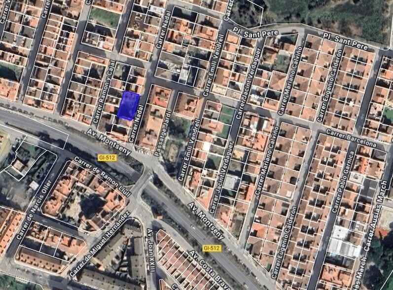 Carrer Nadal, 11, Tordera, Barcelona en venta - Plano de solar - Imagen 3 de 3