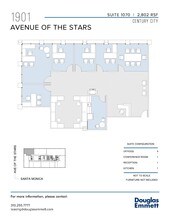 1901 Avenue of the Stars, Los Angeles, CA en alquiler Plano de la planta- Imagen 1 de 1