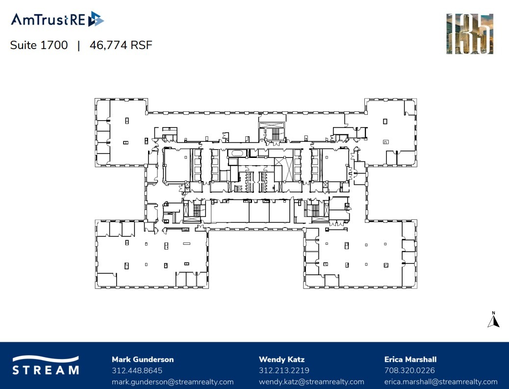 135 S LaSalle St, Chicago, IL en alquiler Plano de la planta- Imagen 1 de 1