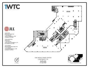 1 World Trade Ctr, Long Beach, CA en alquiler Plano de la planta- Imagen 1 de 1