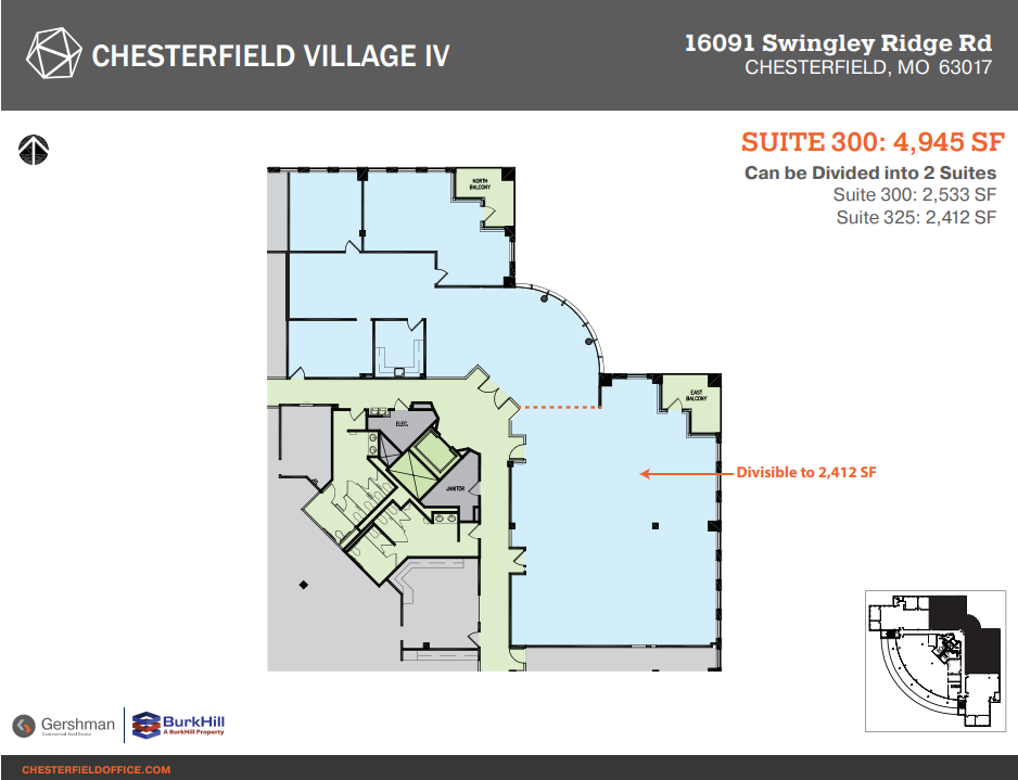 16091 Swingley Ridge Rd, Chesterfield, MO en venta Plano de la planta- Imagen 1 de 2