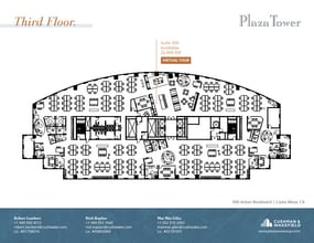 600 Anton Blvd, Costa Mesa, CA en alquiler Plano de la planta- Imagen 1 de 1