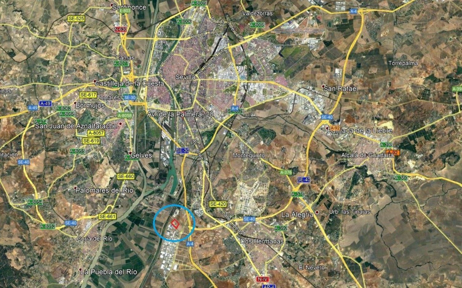 Nave en Dos Hermanas en alquiler Foto del edificio- Imagen 1 de 11