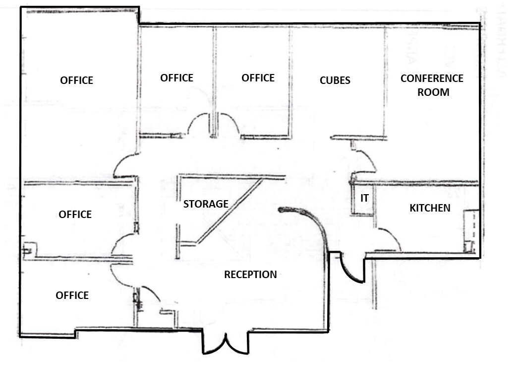 13 Roszel Rd, Princeton, NJ en alquiler Plano de la planta- Imagen 1 de 1