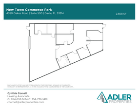 4350-4380 Oakes Rd, Davie, FL en alquiler Plano de la planta- Imagen 1 de 18