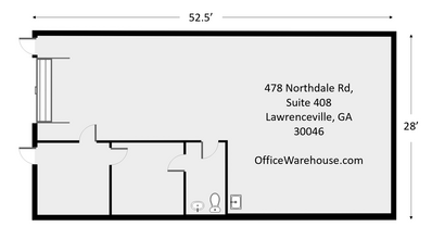 478 Northdale Rd, Lawrenceville, GA en alquiler Plano de la planta- Imagen 2 de 5