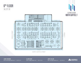 1111 N Capitol St NE, Washington, DC en alquiler Plano de la planta- Imagen 1 de 3