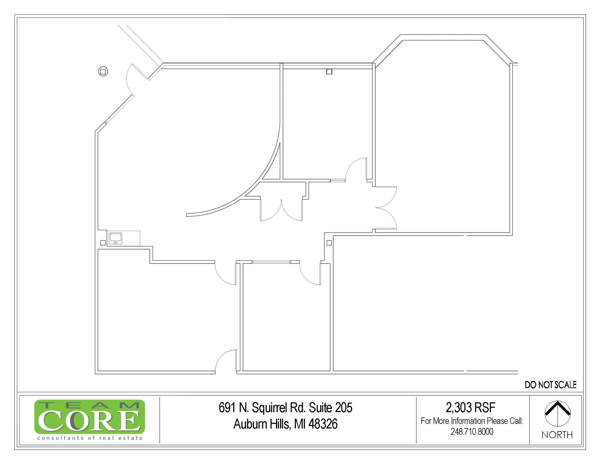 691 N Squirrel Rd, Auburn Hills, MI en alquiler Plano de la planta- Imagen 1 de 1