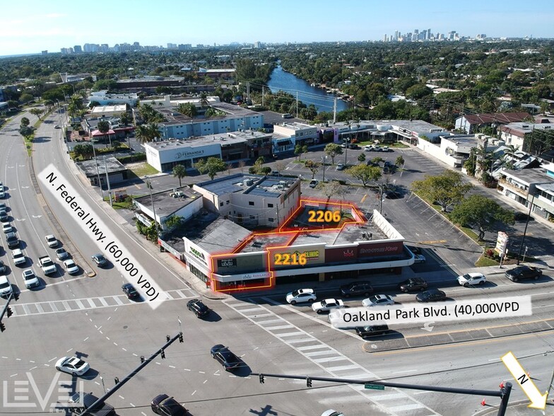 3061 N Federal Hwy, Fort Lauderdale, FL en alquiler - Vista aérea - Imagen 3 de 8