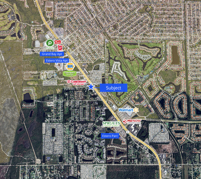 Redevelopment Opportunity-US 41 Frontage cartera de 2 inmuebles en venta en LoopNet.es - Vista aérea - Imagen 3 de 3