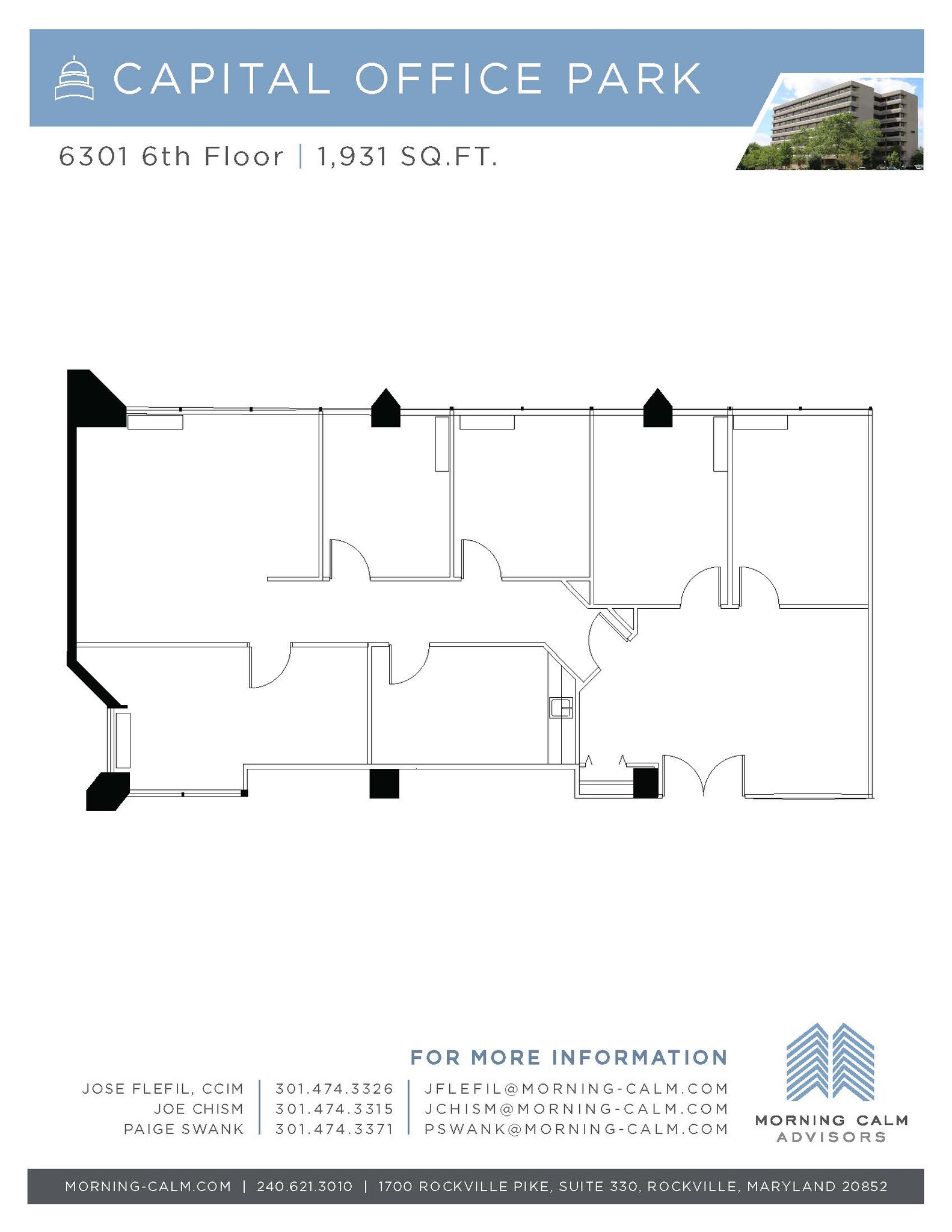 6301 Ivy Ln, Greenbelt, MD en alquiler Plano de la planta- Imagen 1 de 1