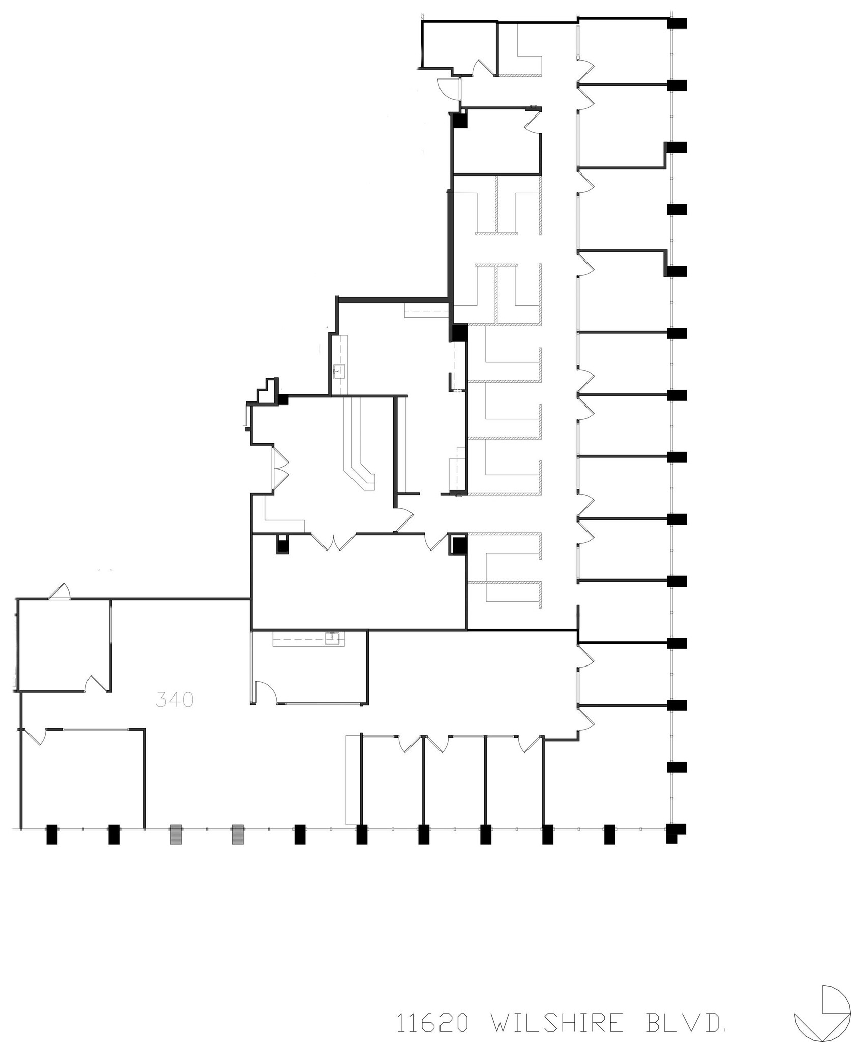 11620 Wilshire Blvd, Los Angeles, CA en alquiler Plano de la planta- Imagen 1 de 1