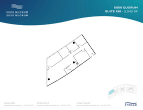 5050 Quorum Dr, Dallas, TX en alquiler Plano de la planta- Imagen 1 de 1