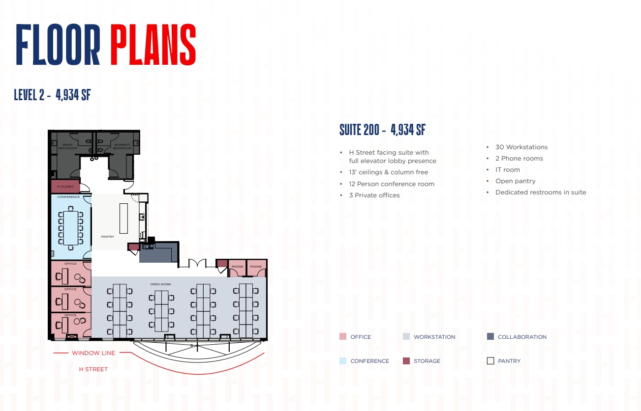 701 7th St NW, Washington, DC en alquiler Plano de la planta- Imagen 1 de 1