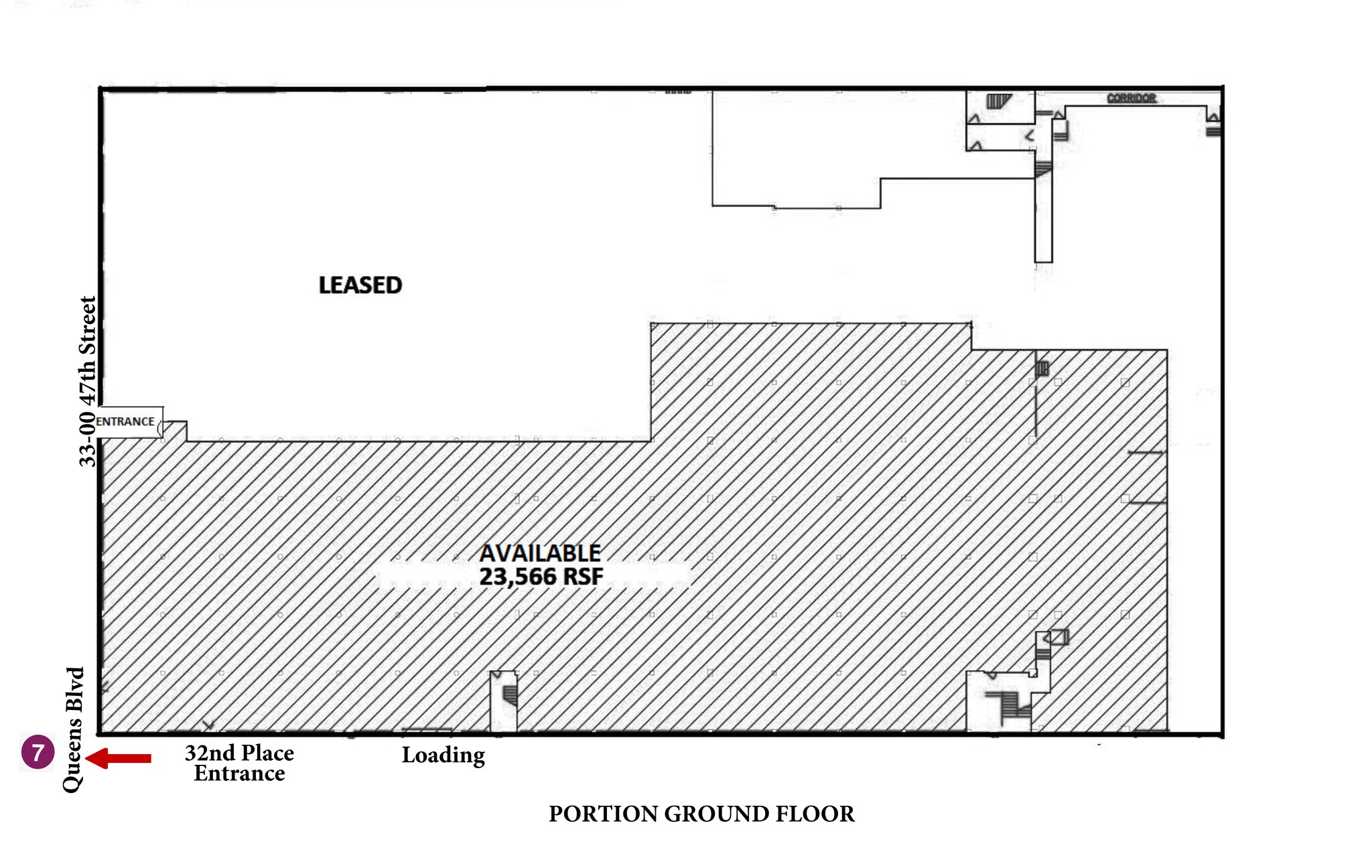 33-00 47th Ave, Long Island City, NY en alquiler Plano de la planta- Imagen 1 de 1