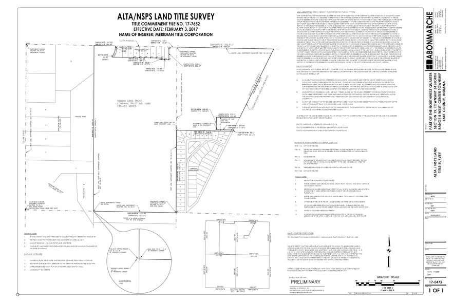 4075 W 125th Ave, Crown Point, IN en venta - Plano del sitio - Imagen 2 de 2